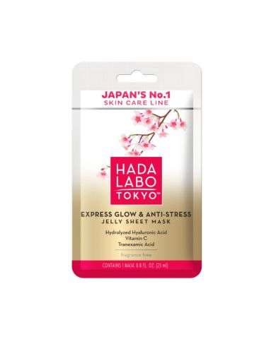 HADA LABO EXPRESS GLOW AND ANTI-STRESS JELLY SHEET MASK 20ML
