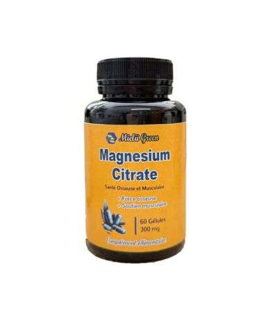 MIELII GREEN MAGNESIUM CITRATE 60 GELULES 300MG