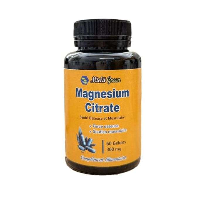 MIELII GREEN MAGNESIUM CITRATE 60 GELULES 300MG