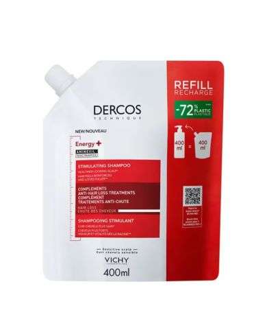 VICHY DERCOS TECHNIQUE ENERGY+ RECHARGE SHAMPOOING STIMULANT ANTI CHUTE 400ML