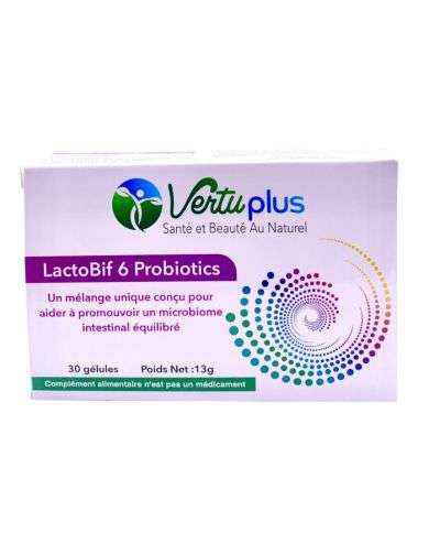 VERTUPLUS  LACTOBIF 6 PROBIOTICS 30 GELULES
