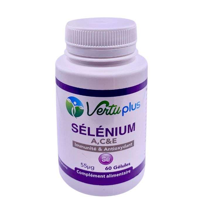 VERTUPLUS SELENIUM IMMUNITE ANTIOXYDANT 60 GELULES