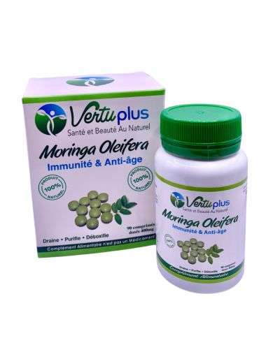 VERTUPLUS MORINGA OLEIFERA IMMUNITE ET ANTI AGE 90 COMPRIMES