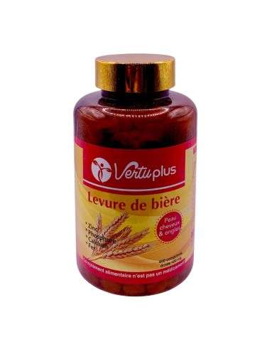 VERTUPLUS LEVURE DE BIERE PEAU CHEVEUX ET ONGLES 400 COMPRIMES
