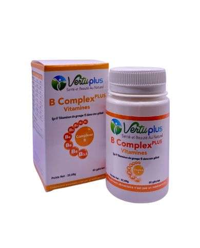 VERTUPLUS B COMPLEX PLUS VITAMINE 60 GELULES