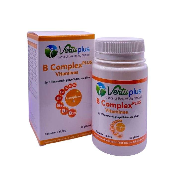 VERTUPLUS B COMPLEX PLUS VITAMINE 60 GELULES