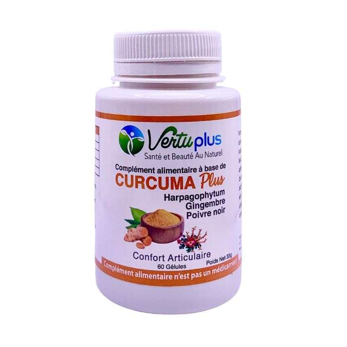VERTUPLUS CURCUMA PLUS 60 GELULES