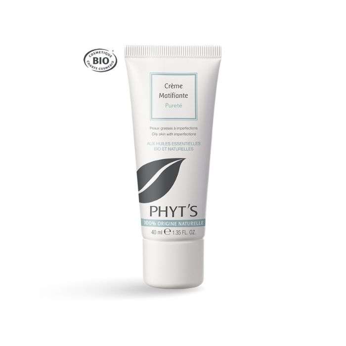 PHYTS CREME MATIFIANTE PURETE AUX HUILES ESSENTIELLES 40ML