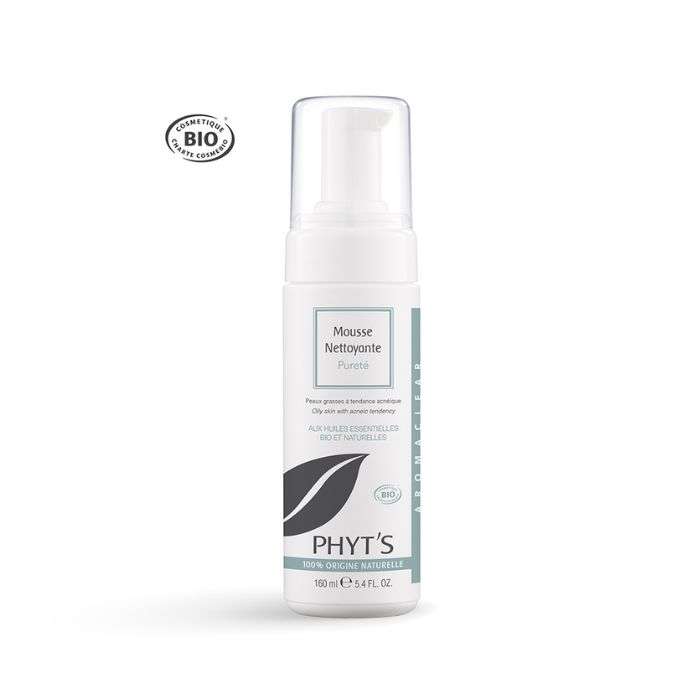 PHYTS MOUSSE NETTOYANTE PURETE AUX HUILES ESSENTIELLES 160ML