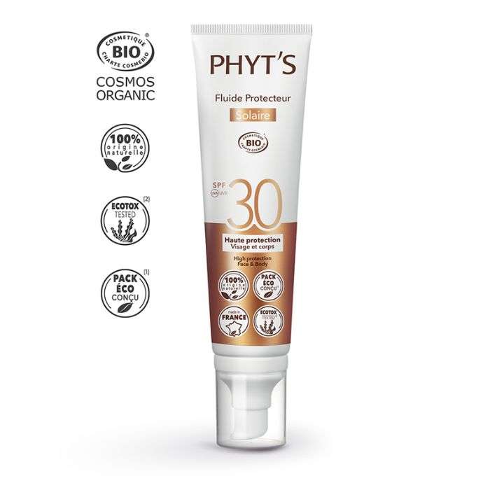 PHYTS FLUIDE PROTECTEUR SOLAIRE SPF30 100ML