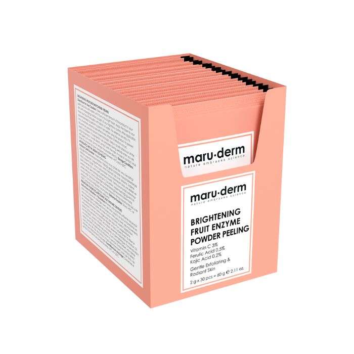 MARU DERM PEELING ECLAIRCISSANTE AUX ENZYMES DE FRUITS EN POUDRE 60G