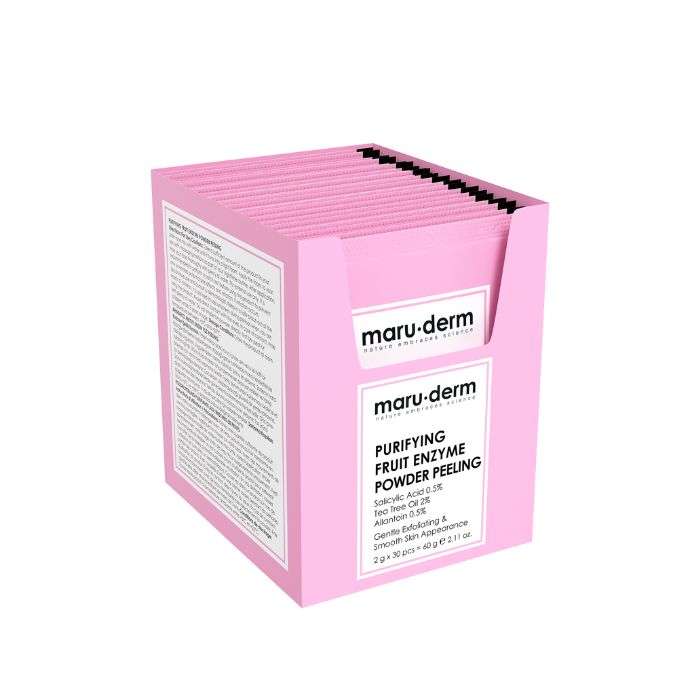 MARU DERM PEELING PURIFIANT AUX ENZYMES DE FRUITS EN POUDRE 60G 30 PCS