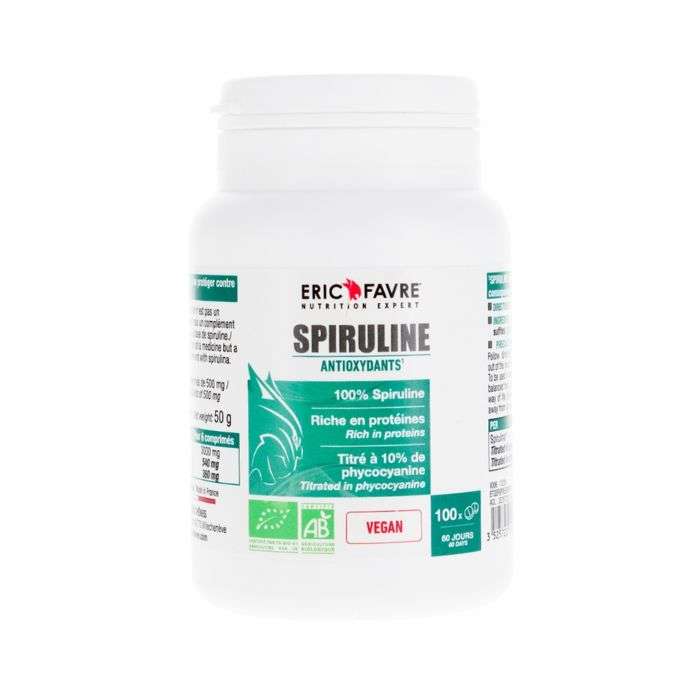 ERIC FAVRE SPIRULINE BIO 100 COMPRIMES