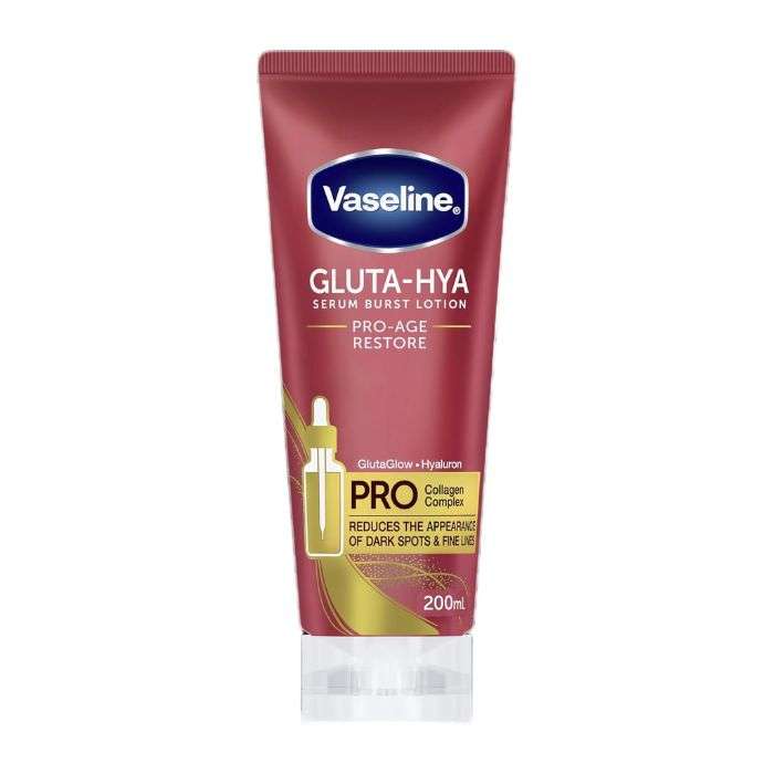 VASELINE GLUTA HYA SERUM BURST LOTION PRO AGE RESTORE 200ML
