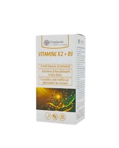 COMPLEMAX VITAMINE K2+D3 60 GELULES