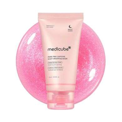 MEDICUBE PDRN PINK CAFFEINE NIGHT WRAPPING MASK 75ML