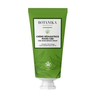 BOTANIKA CANNAFLEX CBD CREME REPARATRICE MAINS SPF 15 30ML
