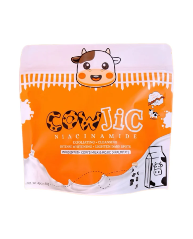 COWJIC NIACINAMIDE SOAP EXFOLLATING CLEANSING  4X80 G