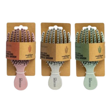 IDC INSTITUTE NATURAL FIBRES DETANGLING HANDLE BRUSH