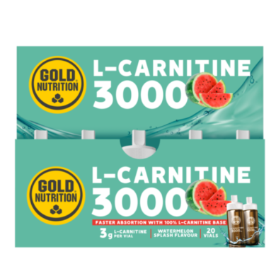 GOLD NUTRITION L-CARNITINE 3000 CALIFORNIA WATERMELON FLAVOUR 20 UNIDOSES