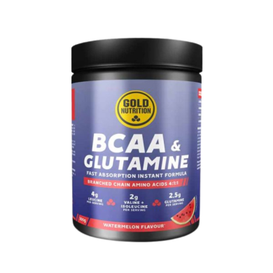 GOLD NUTRITION BCAA ET GLUTAMINE CALIFORNIA WATERMELON FLAVOUR 300 G