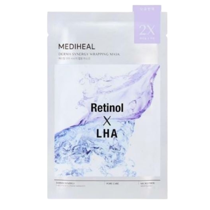 MEDIHEAL DERMA SYNERGY WRAPPING MASK RETINOL X LHA 25 ML