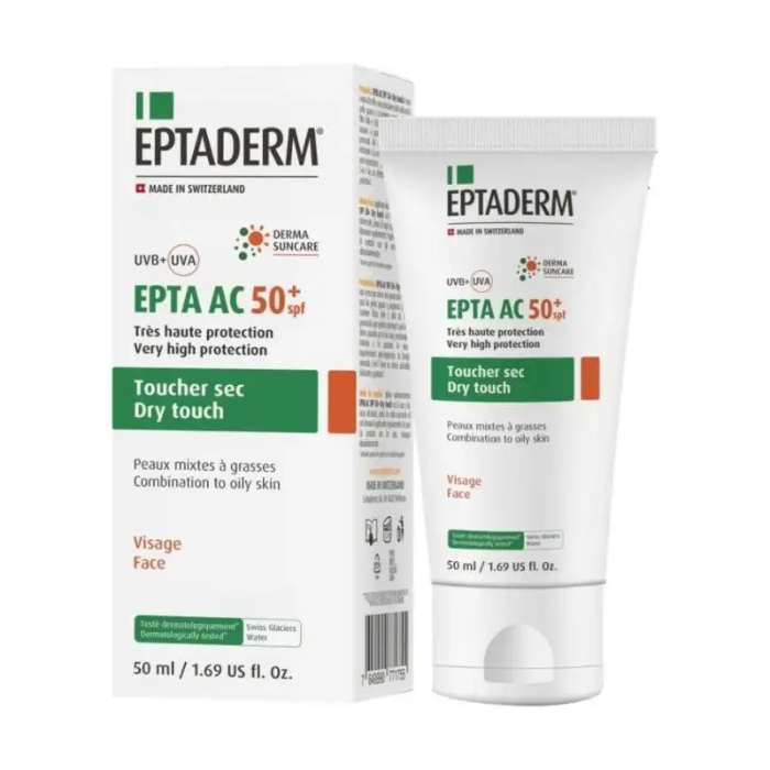 EPTADERM EPTA AC SPF50+ TOUCHER SEC 50 ML