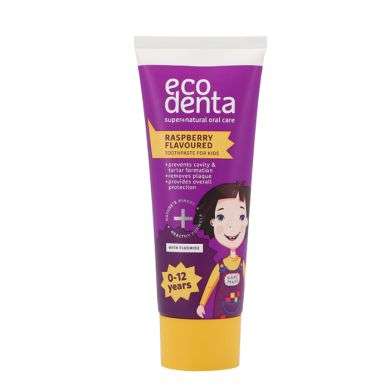 ECODENTA DENTIFRICE ENFANTS 0-12 ANS GOUT FRAISE 75ML