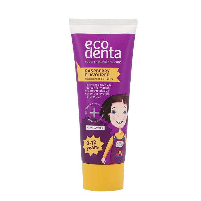 ECODENTA DENTIFRICE ENFANTS 0-12 ANS GOUT FRAISE 75ML