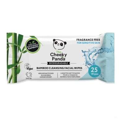 THE CHEEKY PANDA LINGETTES NETTOYANTES VISAGE NON PARFUME 25 UNITES