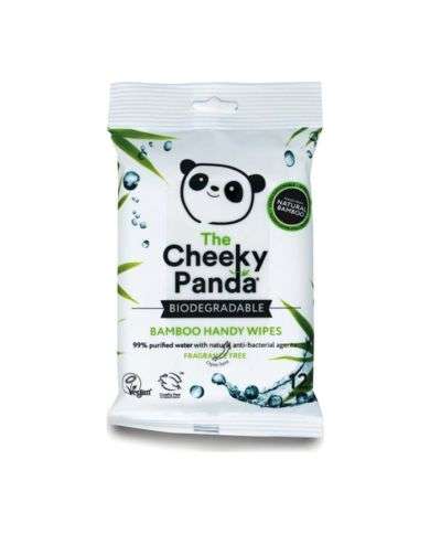 THE CHEEKY PANDA BAMBOO LINGETTES MAINS 12 UNITES