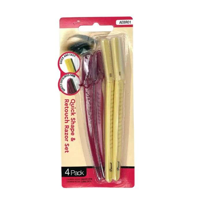 ABSOLUTE HOT ENSEMBLE DE RASOIR DE MISE EN FORME ET DE RETOUCHE RAPIDE PACK DE 4