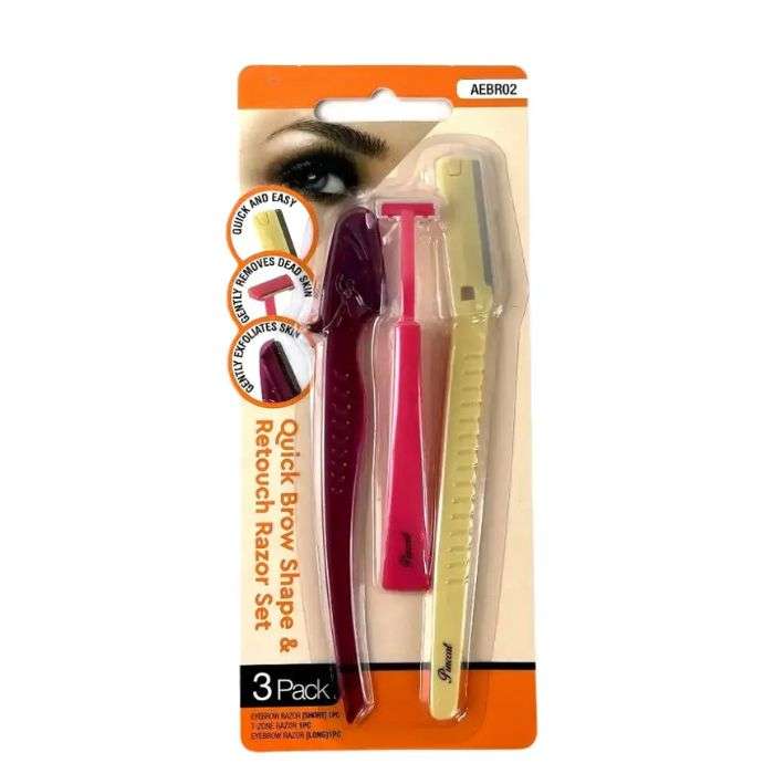 ABSOLUTE HOT ENSEMBLE DE RASOIR DE MISE EN FORME ET DE RETOUCHE RAPIDE PACK DE 3