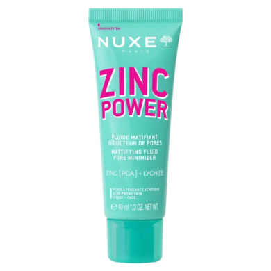 NUXE POWER ZINC FLUIDE MATIFIANT REDUCTEUR DE PORES 40 ML