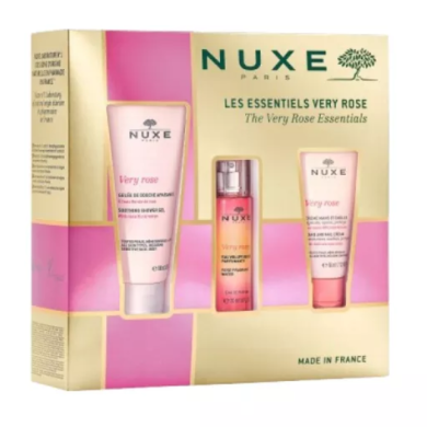 NUXE COFFRET LES ESSENTIELS VERY ROSE