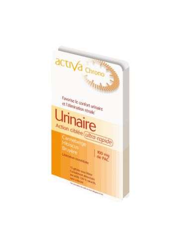 ACTIVA CHRONO URINAIRE ACTION CIBLEE ULTRA RAPIDE 15 GELULES