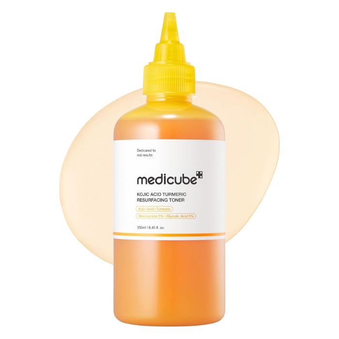 MEDICUBE KOJIC ACID TURMERIC RESURFACING TONER 250 ML