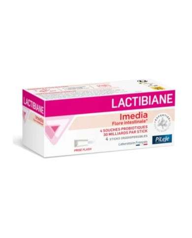 PILEJE LACTIBIANE IMEDIA BOITE DE 4 STICKS ORODISPERSIBLES