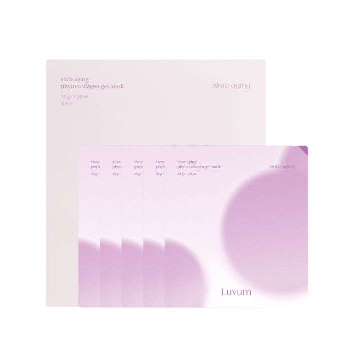 LUVUM SLOW AGING PHYTO COLLAGEN GEL MASK PACK DE 5