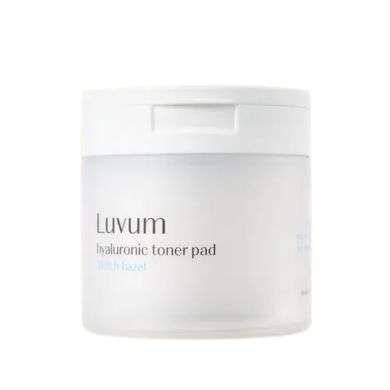 LUVUM HYALURONIC TONER PAD WITH HAZEL 60 PADS