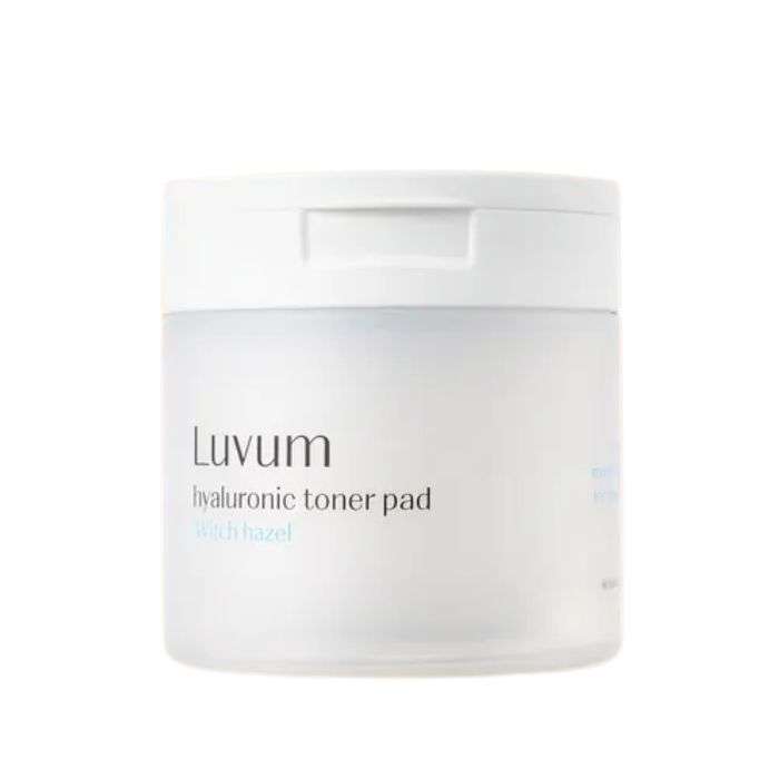 LUVUM HYALURONIC TONER PAD WITH HAZEL 60 PADS