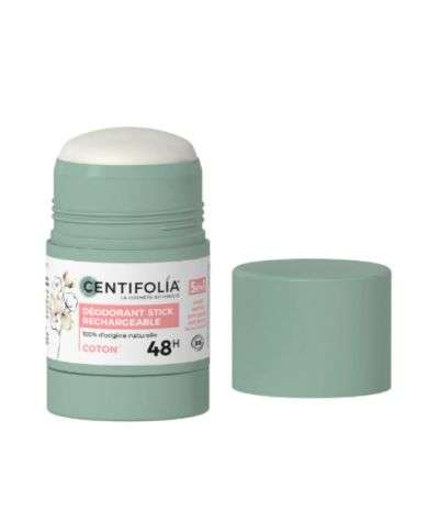 CENTIFOLIA DEODORANT STICK 48H RECHARGEABLE COTON 50 G