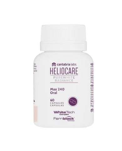 CANTABRIA HELIOCARE PUREWHITE RADIANCE MAX 240 ORAL 60 CAPSULES
