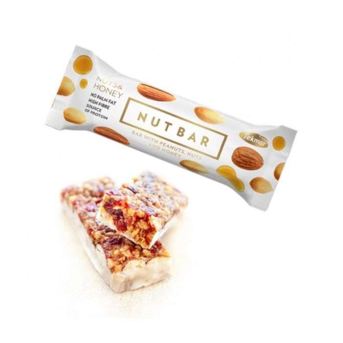 TEKMAR NUTBAR BARRE AUX CACAHUETES NOIX ET MIEL 40 G