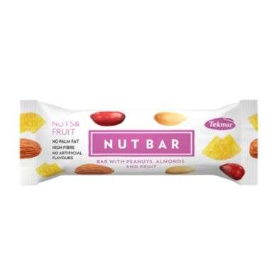TEKMAR NUTBAR BARRE AUX CACAHUETES AMANDES ET FRUITS 40G