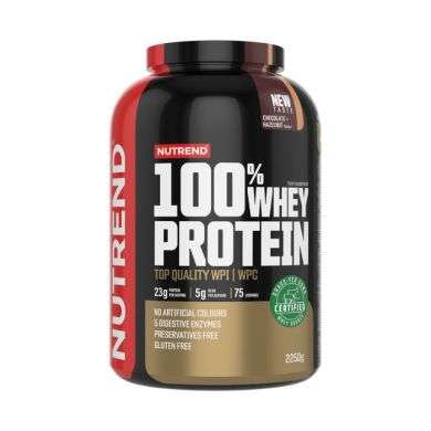 NUTREND 100% WHEY PROTEIN GOUT CHOCOLAT ET NOISETTE 2250G