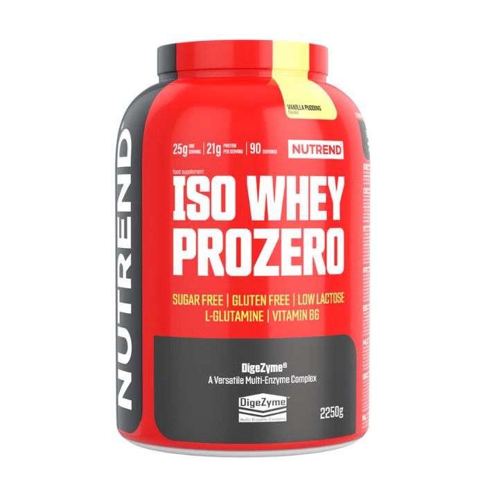 NUTREND ISO WHEY PROZERO 2250G GOUT PUDDING A LA VANILLE