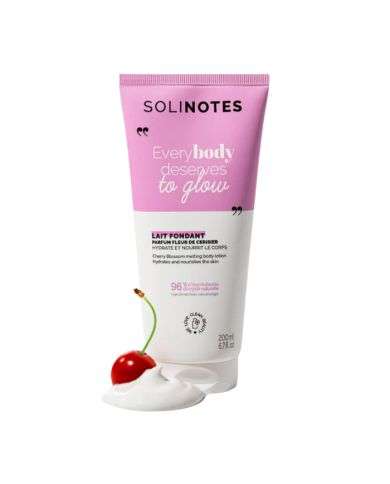 SOLINOTES LAIT FONDANT PARFUM FLEUR DE CERISIER 200 ML