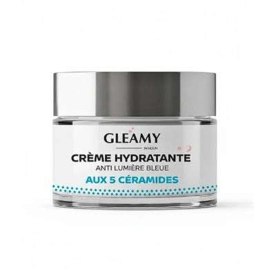 GLEAMY CREME HYDRATANTE ANTI LUMIERE BLEU AUX 5 CERAMIDES 50 ML