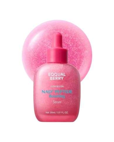 EQQUAL BERRY LUSH BLUSH NAD+PEPTIDE BOOSTING SERUM 30 ML